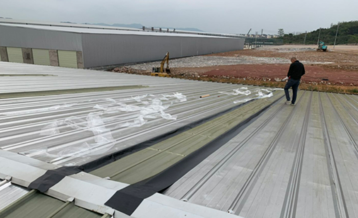 通山厂房屋面防水维修案例